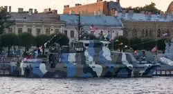 Противодиверсионный катер «Нахимовец» на Дне ВМФ в Санкт-Петербурге