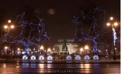 Екатерининский сквер, новогодние праздники