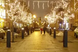 Санкт-Петербург, Петербург зимой, Памятник Н.В. Гоголю на Малой Конюшенной