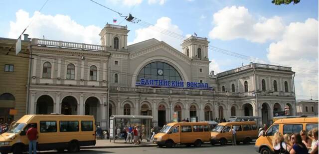 Балтийский вокзал в Санкт-Петербурге