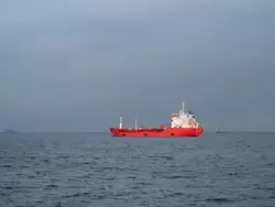 Якорная стоянка танкера «Газпромнефть Норд»