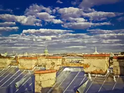 Экскурсии по крышам Санкт-Петербурга, вид на купол Казанского собора