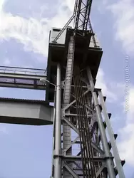 Временный разводной механизм на мосту Лейтенанта Шмидта