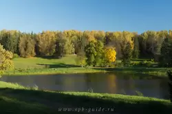 Круглое озеро в Павловске