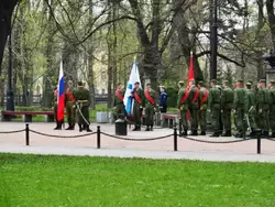Репетиция празднования 310-летия Балтийского флота в Петровском парке