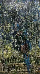 Евгений Барский «Звёздная материя», триптих, 2005 г. в Галерее Эрарта