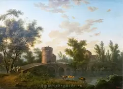 А.Е. Мартынов «Понте Лукано по дороге из Рима в Тиволи», 1794 г.