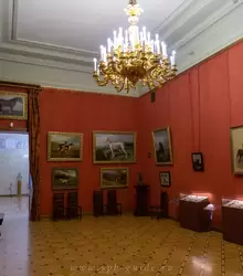 Зал с дубовым камином Строгановского дворца