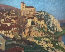 Анри Мартен «Вид на Сен-Сирк-Лапопи», 1930