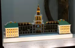 Макет здания Кунсткамеры 18 века