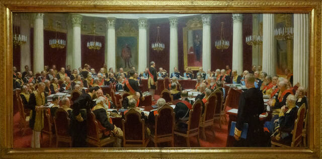 Торжественное заседание Государственного совета, Илья Репин