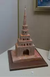 Макет башни Сююмбике в Казани в экспозиции об истории рода Юсуповых