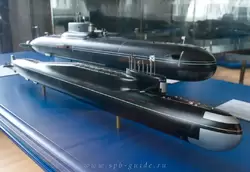 Модель ракетного подводного крейсера проекта 667 БДР