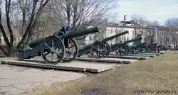 Пушки в Артиллерийском музее