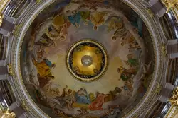 Роспись «Богоматерь во славе» Карла Брюллова в центральном куполе Исаакиевского собора