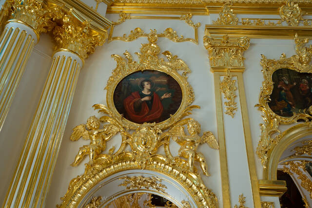 Образ святого мученика Себастьяна, день памяти которого совпадает с днём рождения Елизаветы Петровны — 18 декабря