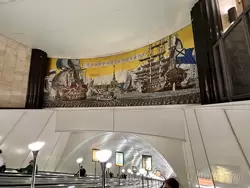 Мозаика «Адмиралтейство» на станции «Адмиралтейская»