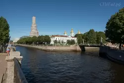 Крюков канал, пересечение с каналом Грибоедова