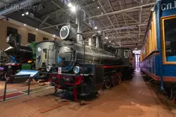 Железнодорожный музей в Санкт-Петербурге, товарный паровоз ОД 1080