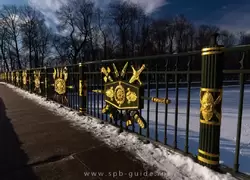 Пантелеймоновский мост зимой