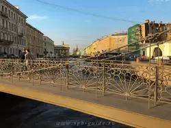 Банковский мост, вид на Казанский собор и Спас-на-крови