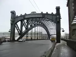 Фото Большеохтинского моста
