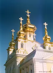 Петергоф, Большой дворец, Церковный корпус