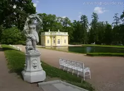 Скульптура «Галатея» и Верхняя ванна в Екатерининском парке