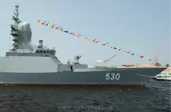 Парад кораблей Балтийского флота в день празднования дня ВМФ 2010 г.
