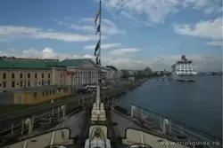 Вид на Санкт-Петербург из каюты капитана ледокола «Красин»