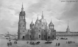 Вид Исаакиевского собора в период правления императрицы Екатерины II