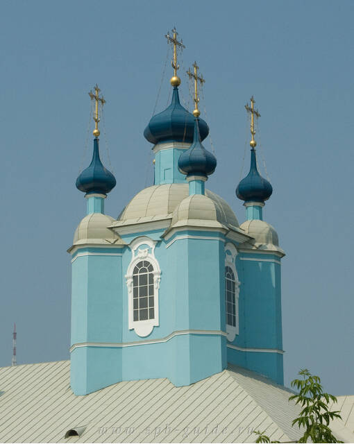 Сампсониевский собор, главный барабан и 4 маленькие главки