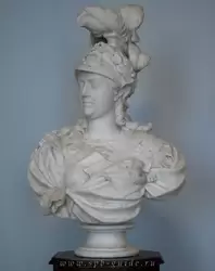 Неизвестный скульптор «Екатерина II в образе Минервы» (до 1765)