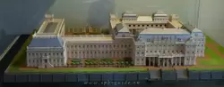 Макет Меншиковского дворца — как он выглядел ко времени постройки в 1714 году