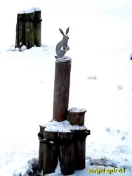 Счастливый заяц у Петропавловской крепости, фото 9