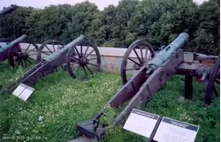Пушки в Петропавловской крепости