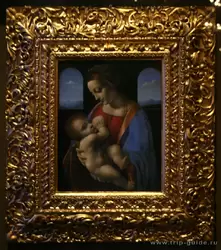 Леонардо да Винчи «Мадонна с Младенцем (Мадонна Литта)»