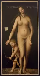 Лукас Кранах «Венера и Амур» в Эрмитаже