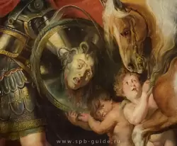 Медуза Горгона на щите — картина Рубенса «Персей и Андромеда»