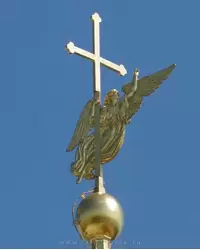 Петропавловский собор в СПб, ангел на шпиле