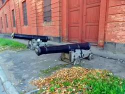 129-мм и 151,6-мм береговые гладкоствольные орудия