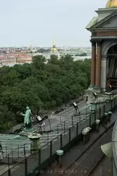 Панорама центра Петербурга с Исаакиевского собора