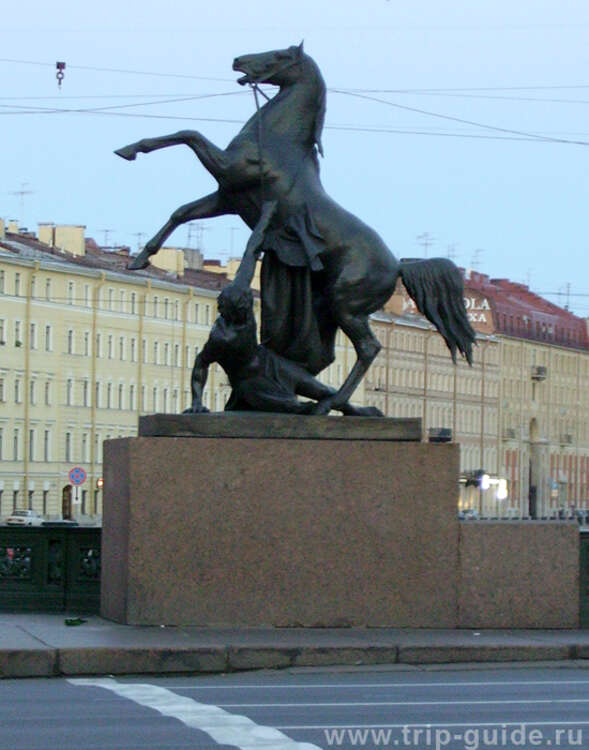 План санкт петербурга от аничкова моста до памятника петру первому