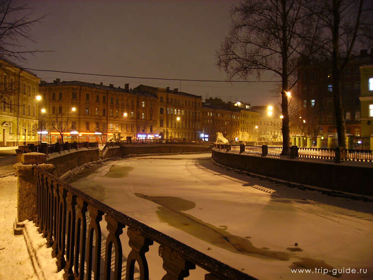 Петроградская сторона зима Санкт Петербург