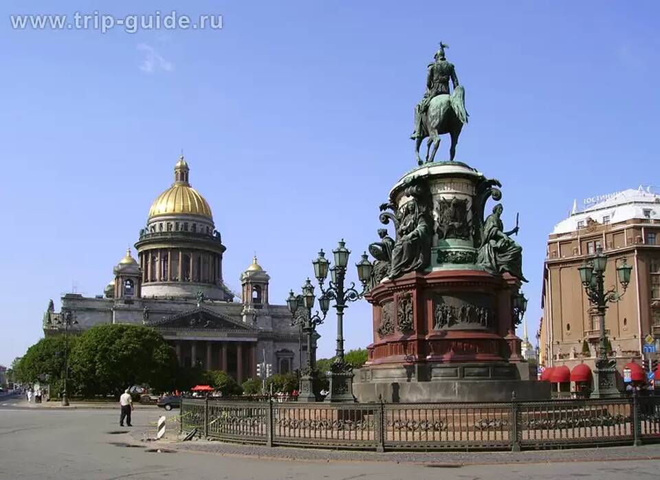 Памятники санкт петербурга фото с названиями Исаакиевская площадь в Санкт-Петербурге: история, фото, памятник Николаю I