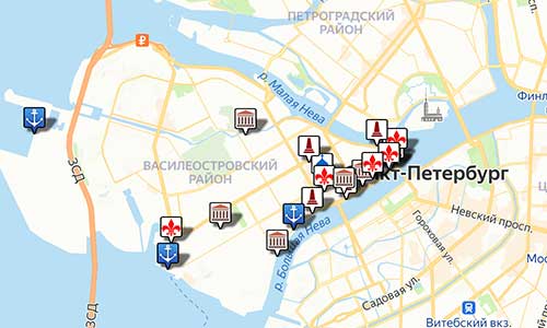 Васильевский остров | BestMaps - спутниковые фотографии и карты всего мира онлайн